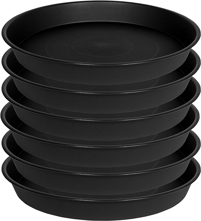 2 Pack of 8 inch Plant Saucer Clear, Heavy Duty Plastic Plant Water Tray 8 inch - Image 8