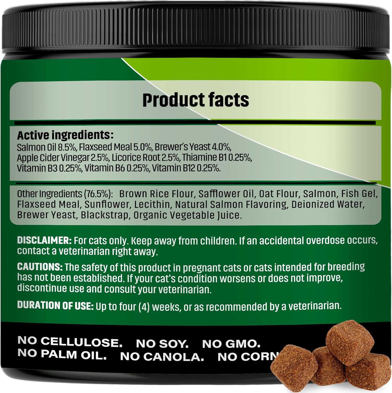 Flea and Tick Prevention Chewable Pills for Dogs and Cats - Revolution Oral Flea Treatment for Pets - Pest Control & Natural Defense - Chewables Small Tablets Made in USA (Salmon (for Cats))