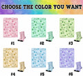 Personalized Paw Print Dog Blanket - Image 2
