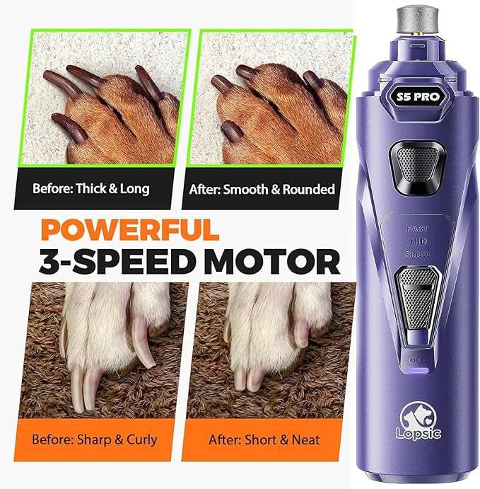 Whisper Quiet Dog Nail Grinder - Image 4
