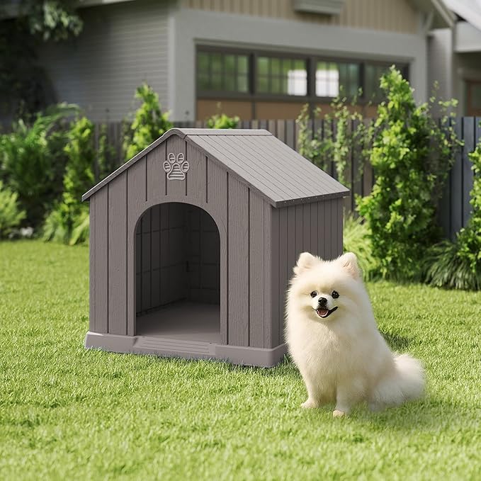 DRATO Dog House Resin Outdoor Dog Kennel - Image 2