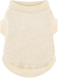 Premium Pet Clothes: Beige Tank Top Dog Shirts by Paiaite