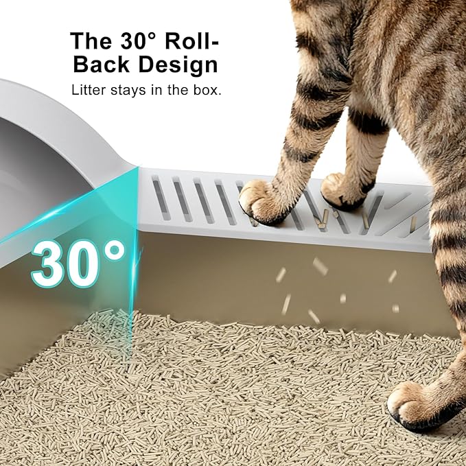 AIPERRO Stainless Steel Litter Box Extra Large - Image 6