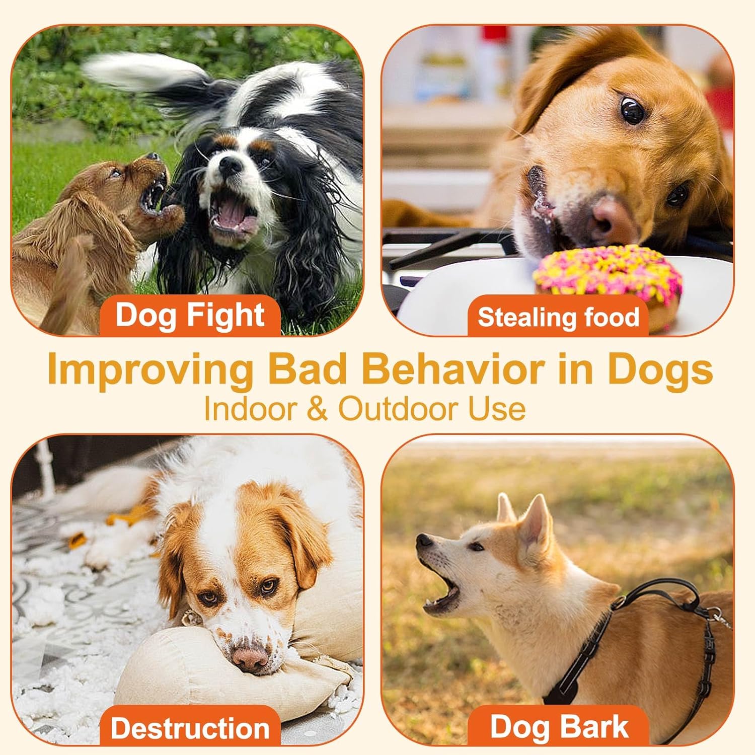 Dog Corrector Spray 80ml 2 Pack Spray Dog Trainer for Stops Barking, Place Avoidance, Attacks,Safe, Help Stop Unwanted Dog Behaviour. Easy to Use, Safe, Humane & Effective