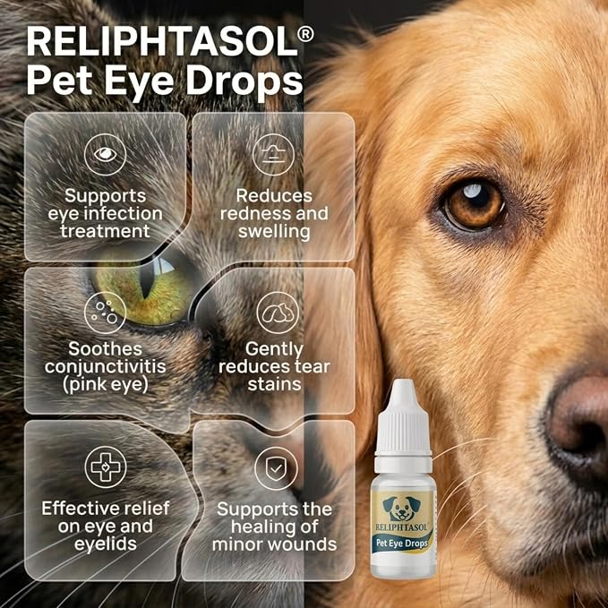 Pet Eye Drops – Vet-Formulated Dog Eye Infection Inflamation Treatment - Image 3