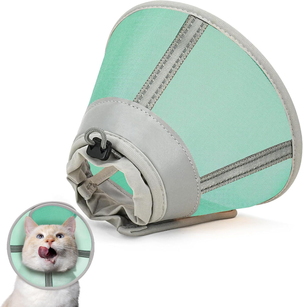 Cat Cone Collar Soft, Cat Recovery Collar for Large Medium Small Cats Kittens, Pet Cone Alternative After Surgery