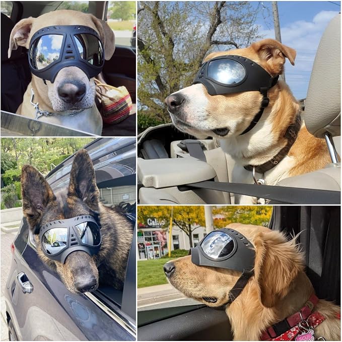 Namsan Dog Goggles for Large Dogs, Wide Snout & Soft Frame, Tactical Driving - Image 2