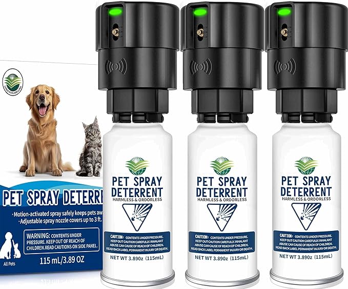 Cat Spray Deterrent System Automatic Cat Deterrent Spray, Motion Activated by Unknown