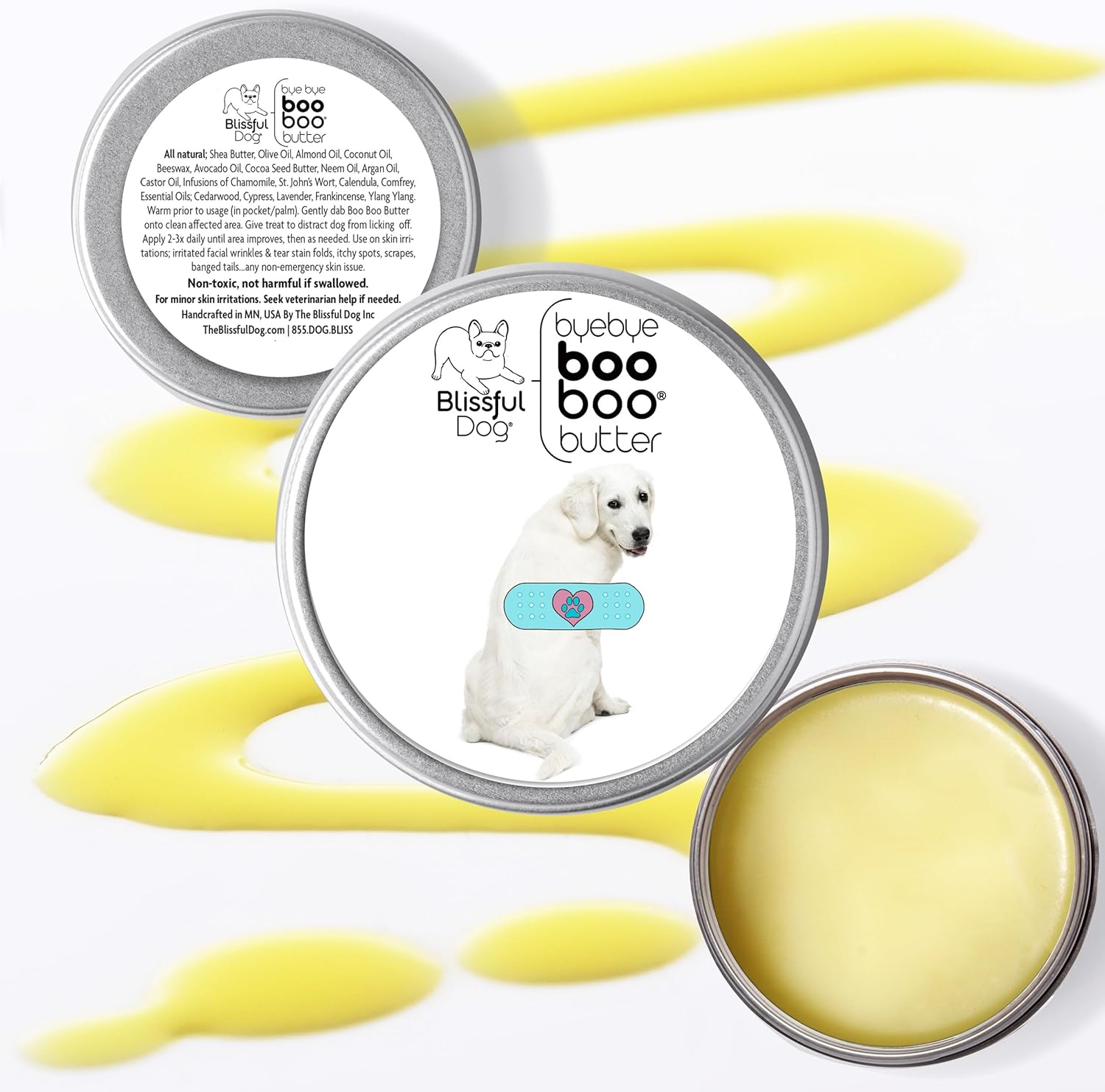 The Blissful Dog Kuvasz Boo Boo Butter, 8 Ounce