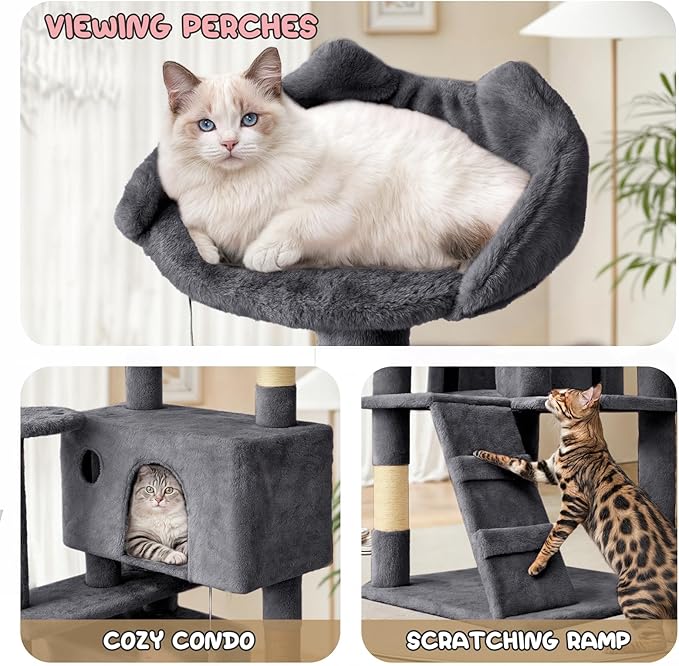 MoNiBloom 70 Inch Cat Tree Tower - Image 7