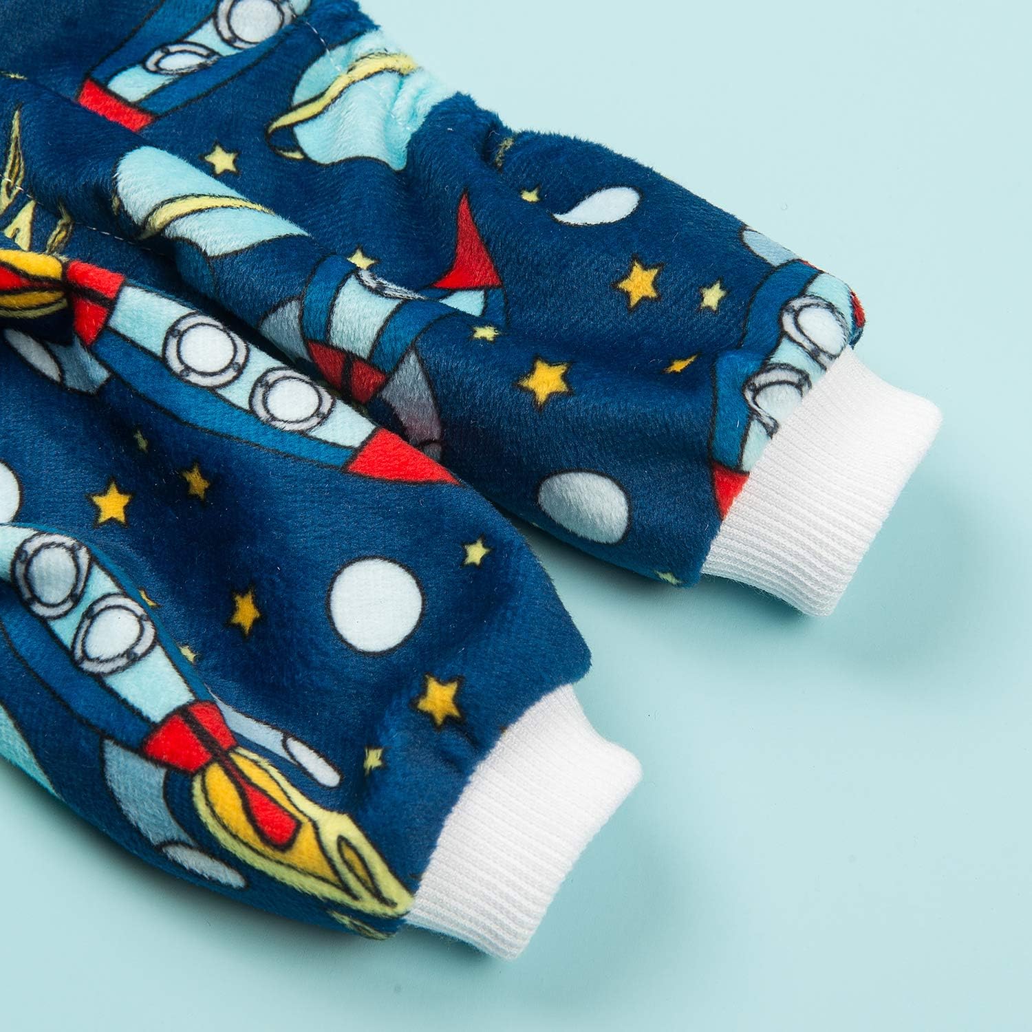CuteBone Small Dogs Outfit Soft Puppy Onesies Pjs Dog Pajamas Pet Coat Cat Apparel Comfy Doggie Jumpsuit Bodysuit for All Seasons P16XL