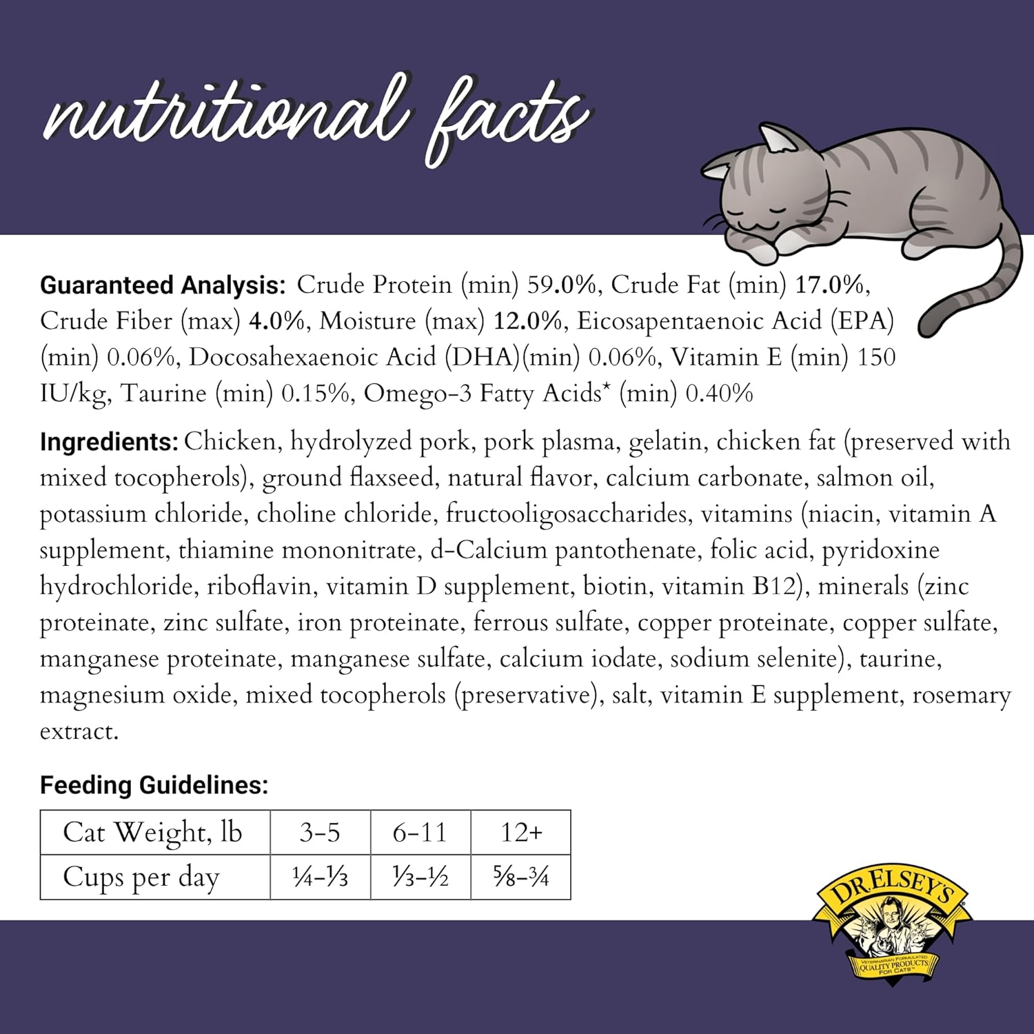 Dr. Elsey's cleanprotein Chicken Cat Kibble 6.6 lb. Bag