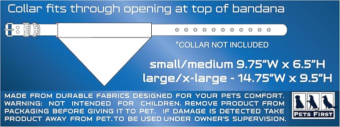 Pets First Collegiate Pet Accessories, Reversible Bandana, Texas Longhorns - Image 4