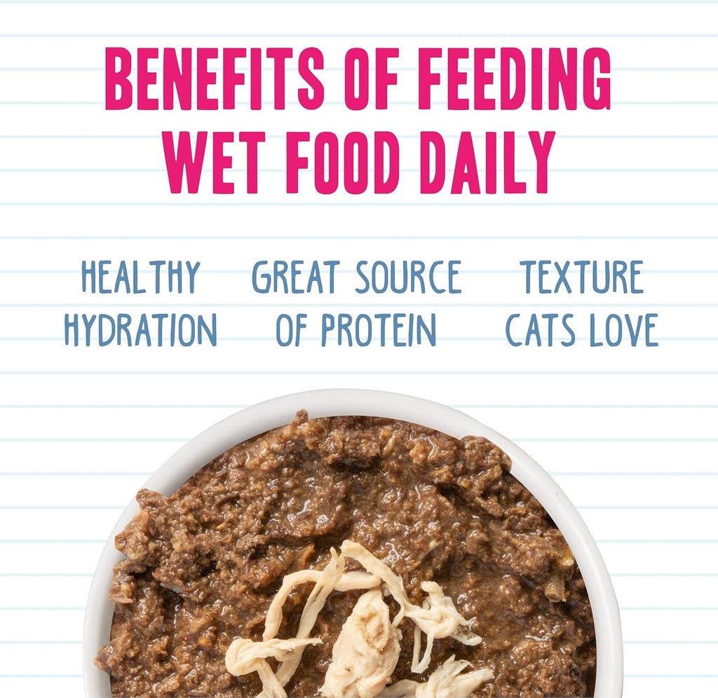 Weruva BFF Minced Natural Wet Cat Food, Tuna and Chicken Chuckles in Gelee, 5.5oz Can, Pack of 24