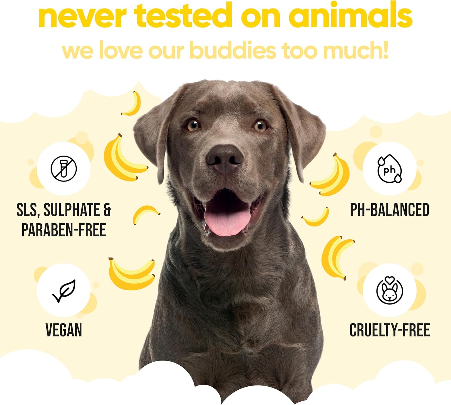 Banana Dog Shampoo & Conditioner by Buddycare (169.07oz)