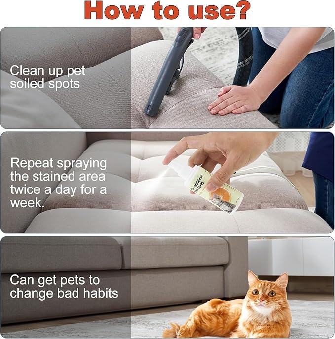 Cat Deterrent Spray 100% Natural Cat Spray Deterrent - Image 5
