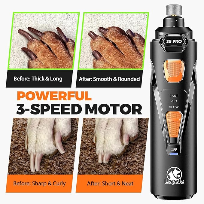Whisper Quiet Dog Nail Grinder - Image 4