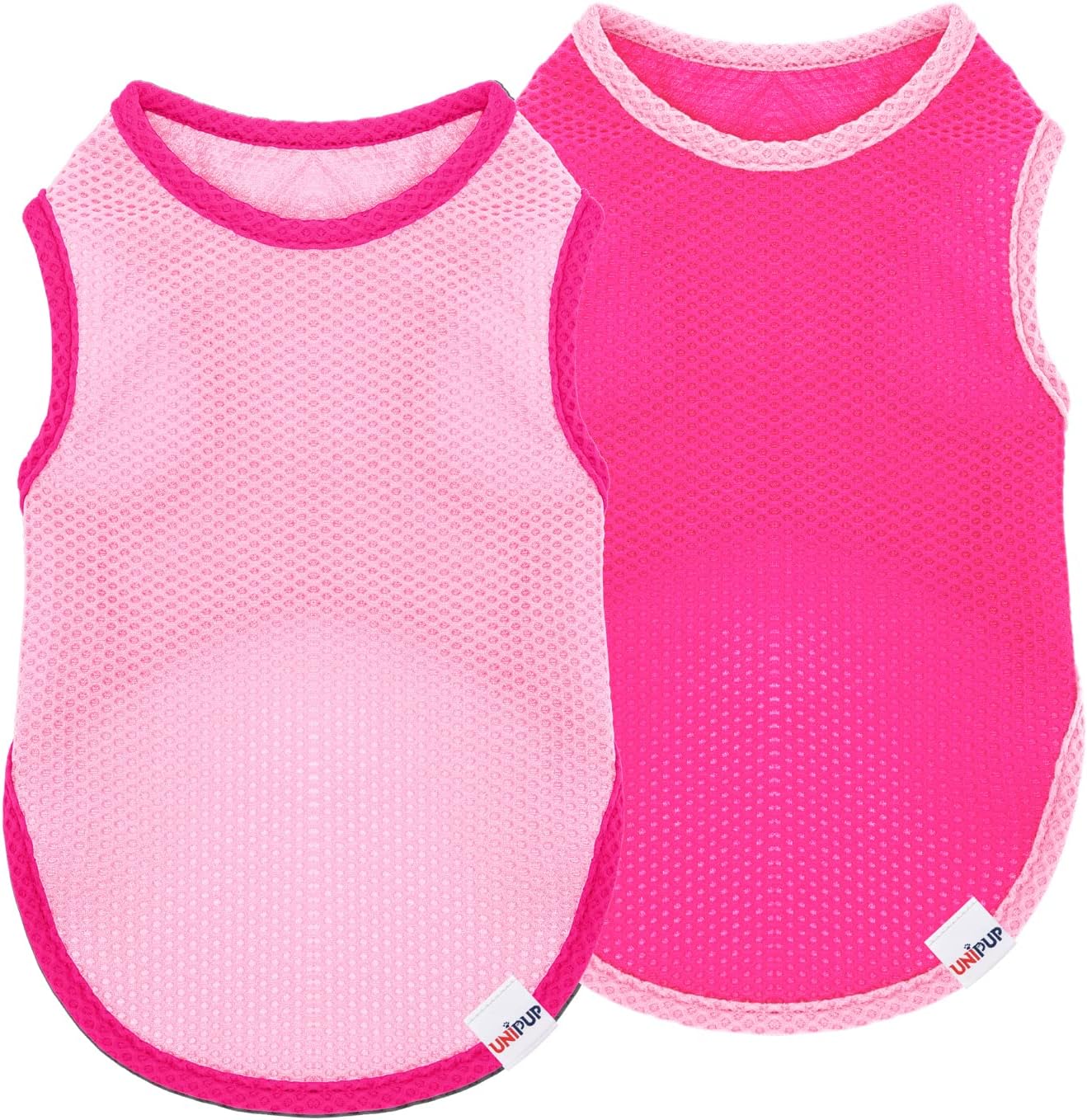 2 Pack Cooling Shirts for Dogs, Breathable Lightweight Dog Shirts for Small Dogs Girl, Sleeveless Sun Protection Shirts for Dog&Cat Puppy Vest Pet Apparel