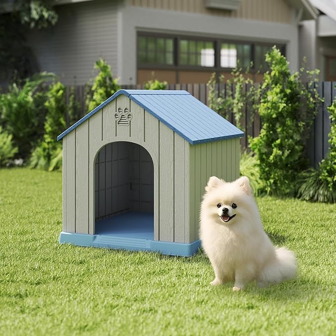 DRATO Dog House Resin Outdoor Dog Kennel - Image 2
