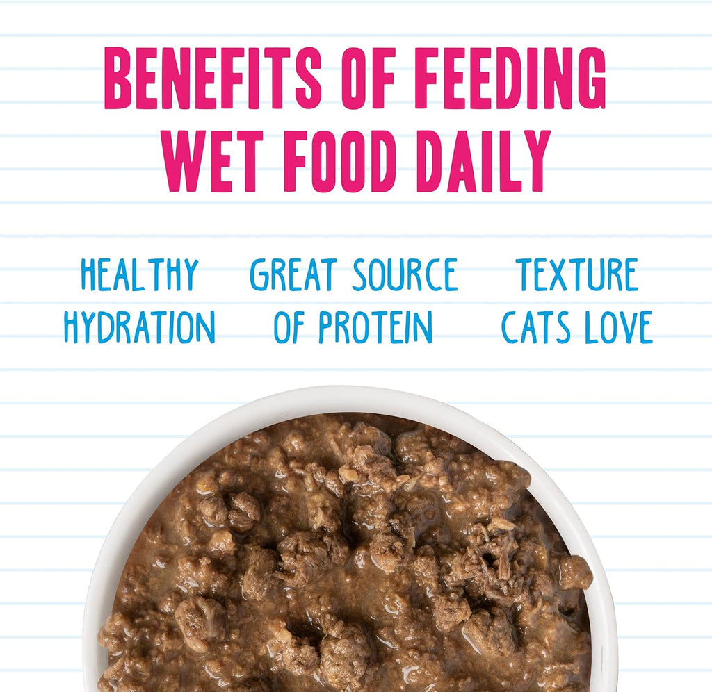 Weruva BFF Minced Natural Wet Cat Food, Batch O Besties Variety Pack, 5.5oz Can, Pack of 8