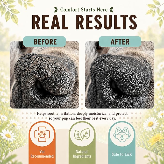 Natural Dog Company Snout Soother Dog Nose Balm, 4 oz. Tin, Dog Balm - Image 2