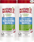 Nature’s Miracle Litter Box Scrubbing Wipes 30 Count by NaturesMiracle