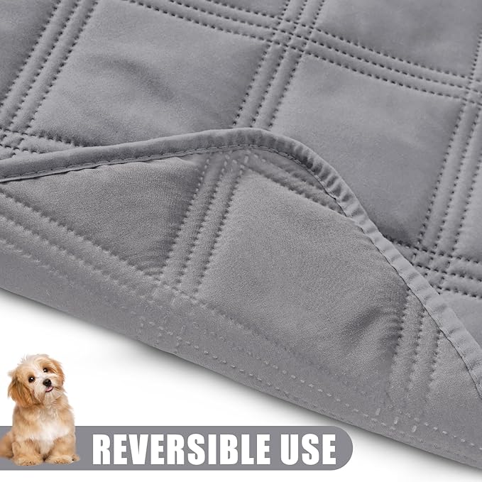 Smiry Waterproof Dog Bed Cover Blanket 30x53, Soft Reversible Pet Blanket - Image 3