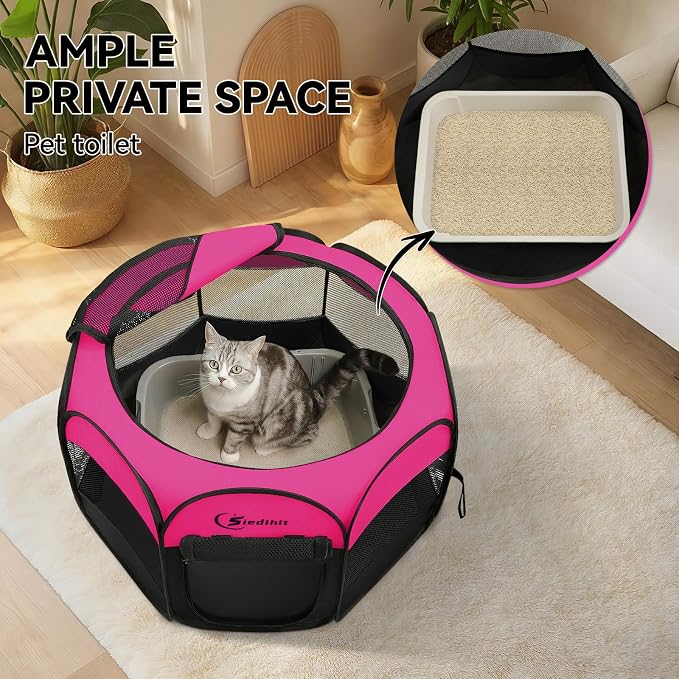 Siedihit Dog Playpen, Puppy Pet Playpens Indoor - Image 6
