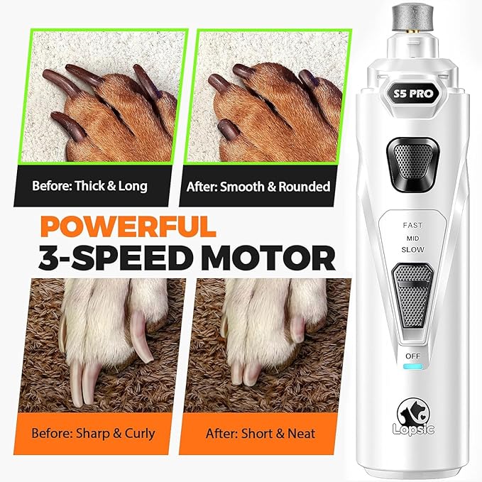 Whisper Quiet Dog Nail Grinder - Image 3