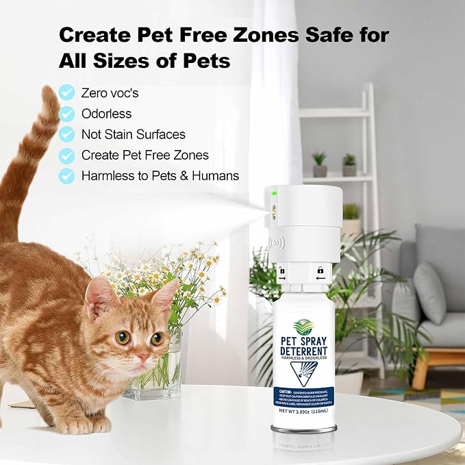 Cat Spray Deterrent System Cat Deterrent Spray, Motion Activated Pet Deterrent - Image 2