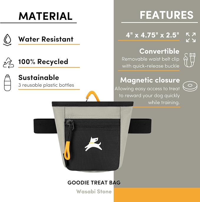 OllyDog, Goodie Treat Bag, Dog Treat Training Pouch | Magnetic Closure | 3 Ways - Image 6