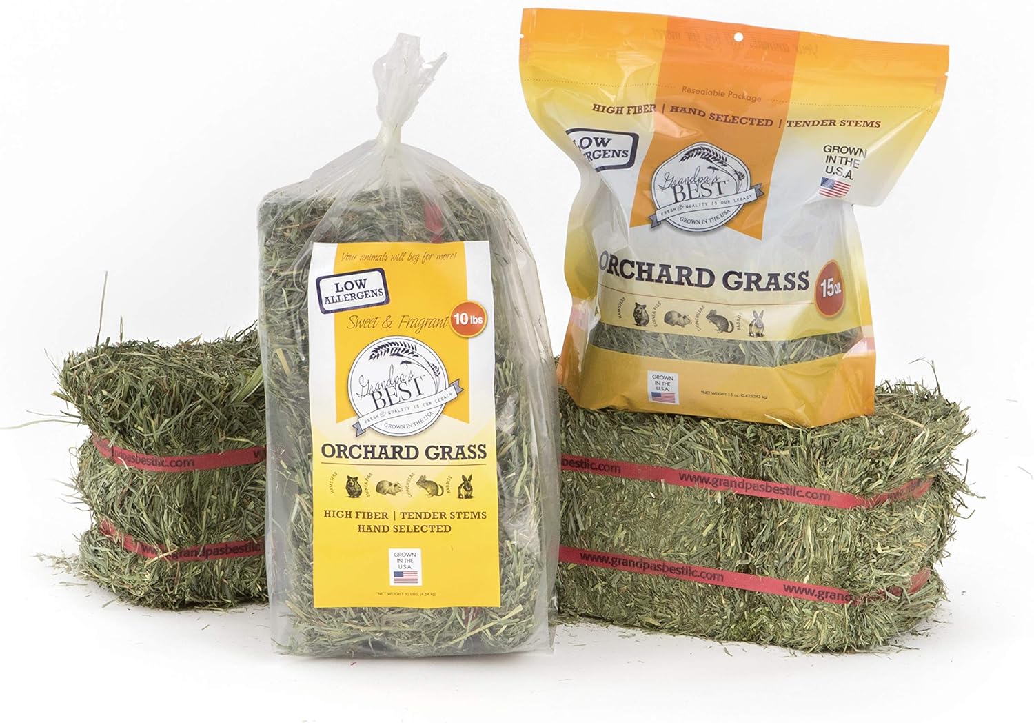 Grandpa's Best Orchard Grass Bale, 40 oz