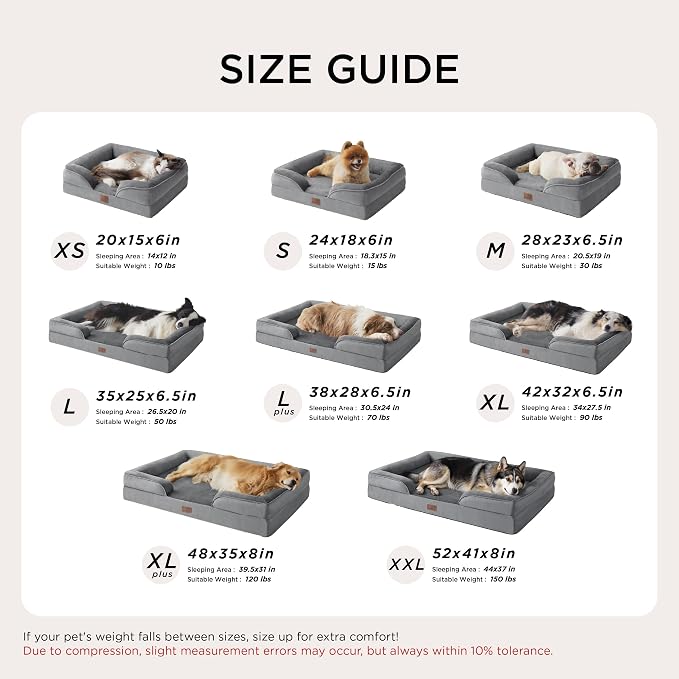 Bedsure Orthopedic Dog Beds Large Sized Dog - Image 7
