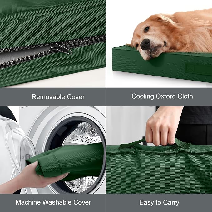 Outdoor Dog Bed for Small Dogs, Waterproof Dog Crate Bed for Medium Dogs Cats - Image 6