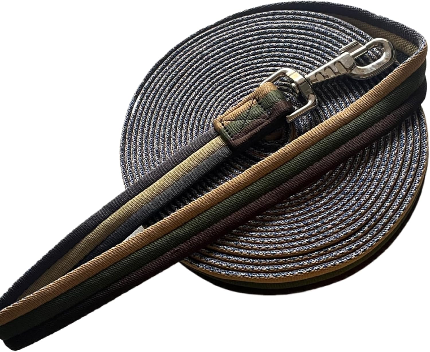 Premium Horse Training Lunge Line with Alloy Trigger Buckle for Accurate Equestrian Training of 26 Foot (8 Meters)