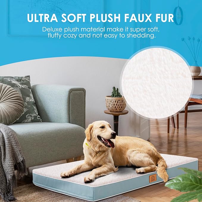 Extra Large Waterproof Dog Bed, Jumbo Orthopedic Dog Beds - Image 4