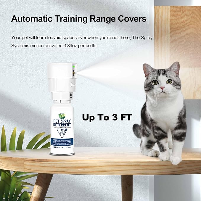 Cat Spray Deterrent System Cat Deterrent Spray, Motion Activated Pet Deterrent - Image 4