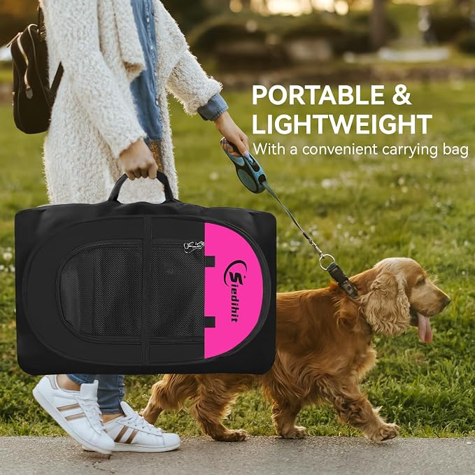 Siedihit Dog Playpen, Medium Puppy Pet Playpen, Dog Crate Tent Cage - Image 7