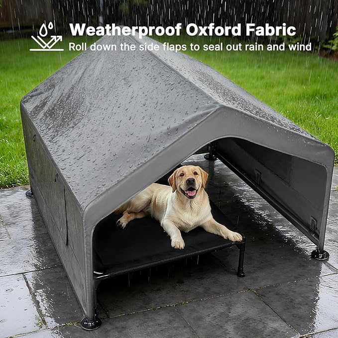 Veehoo Extra Large Dog House Outdoor - Image 2