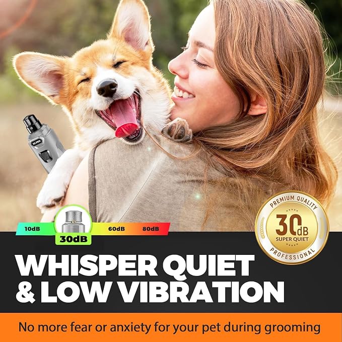 Whisper Quiet Dog Nail Grinder - Image 2