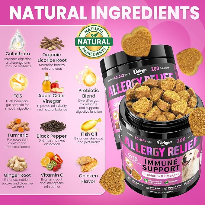 Dog Allergy Chews, Dog Allergy Relief - Image 3