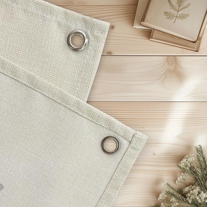 "Long Live Boyhood" Wall Banner 20x30 Inch - Boys Room Decor, Linen Canvas Wall Hanging for Toddler Playroom, Rustic Nursery Sign, Adventure Theme Kids Bedroom Banner - White