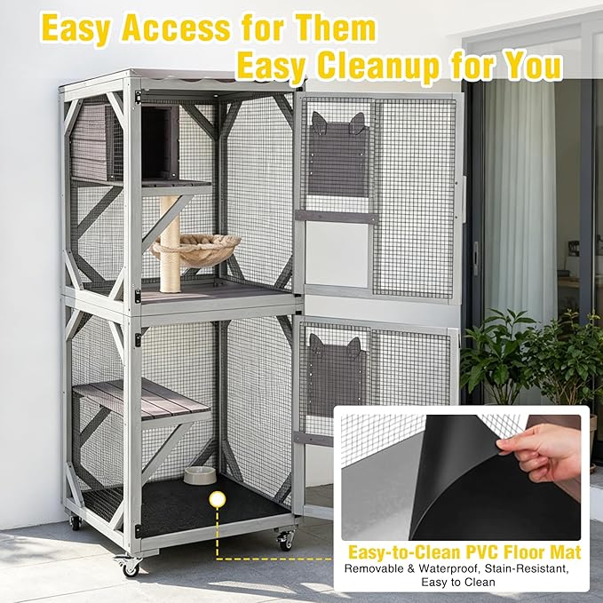 Aivituvin Catio Outdoor Cat Enclosure - Image 4