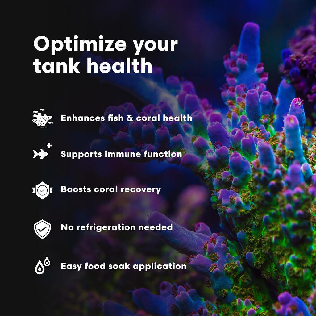 Brightwell Aquatics Vitamarin-M – Complete Vitamin Supplement for Marine Fish, Corals & Invertebrates – Supports Growth, Color & Immune Health – No Refrigeration, 500 ml