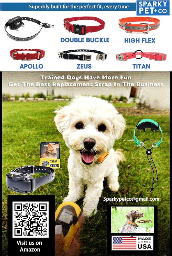 Sparky Pet Co - Surefit ECollar Replacement GPS Strap - Bungee Dog Collar - - Image 2
