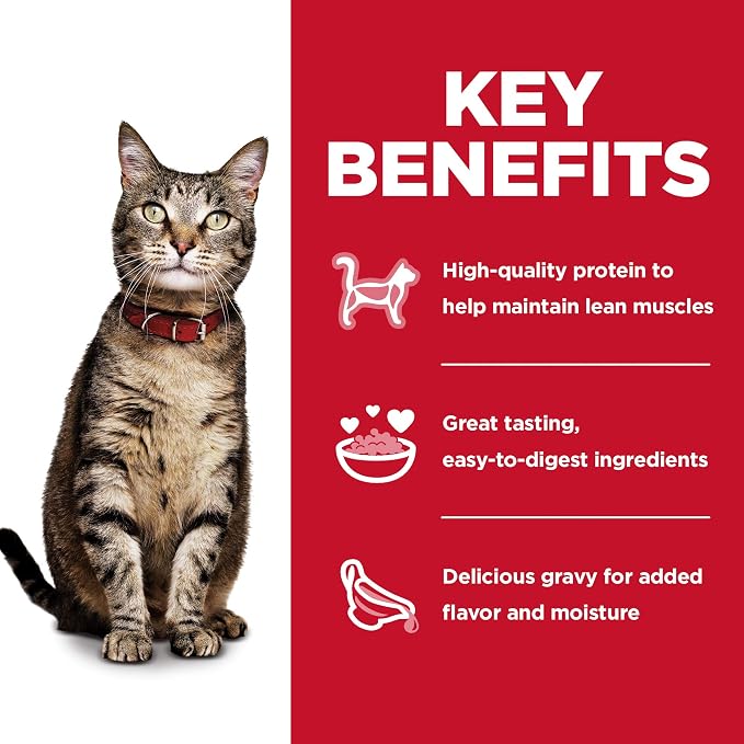 Hill's Science Diet Adult 1-6 Wet Cat Food Variety Pack, & Ocean Fish, 2.8 oz. - Image 4