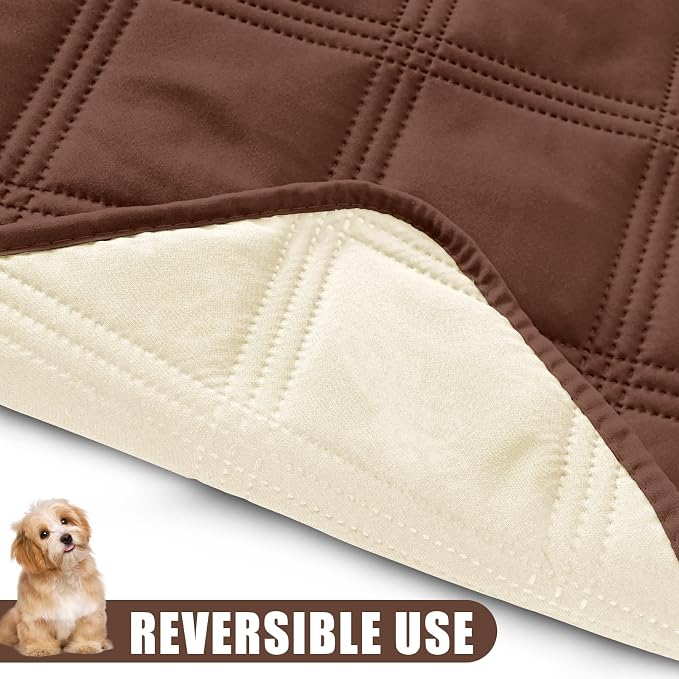 Smiry Waterproof Dog Bed Cover Blanket 52x82, Soft Reversible Pet Blanket - Image 3