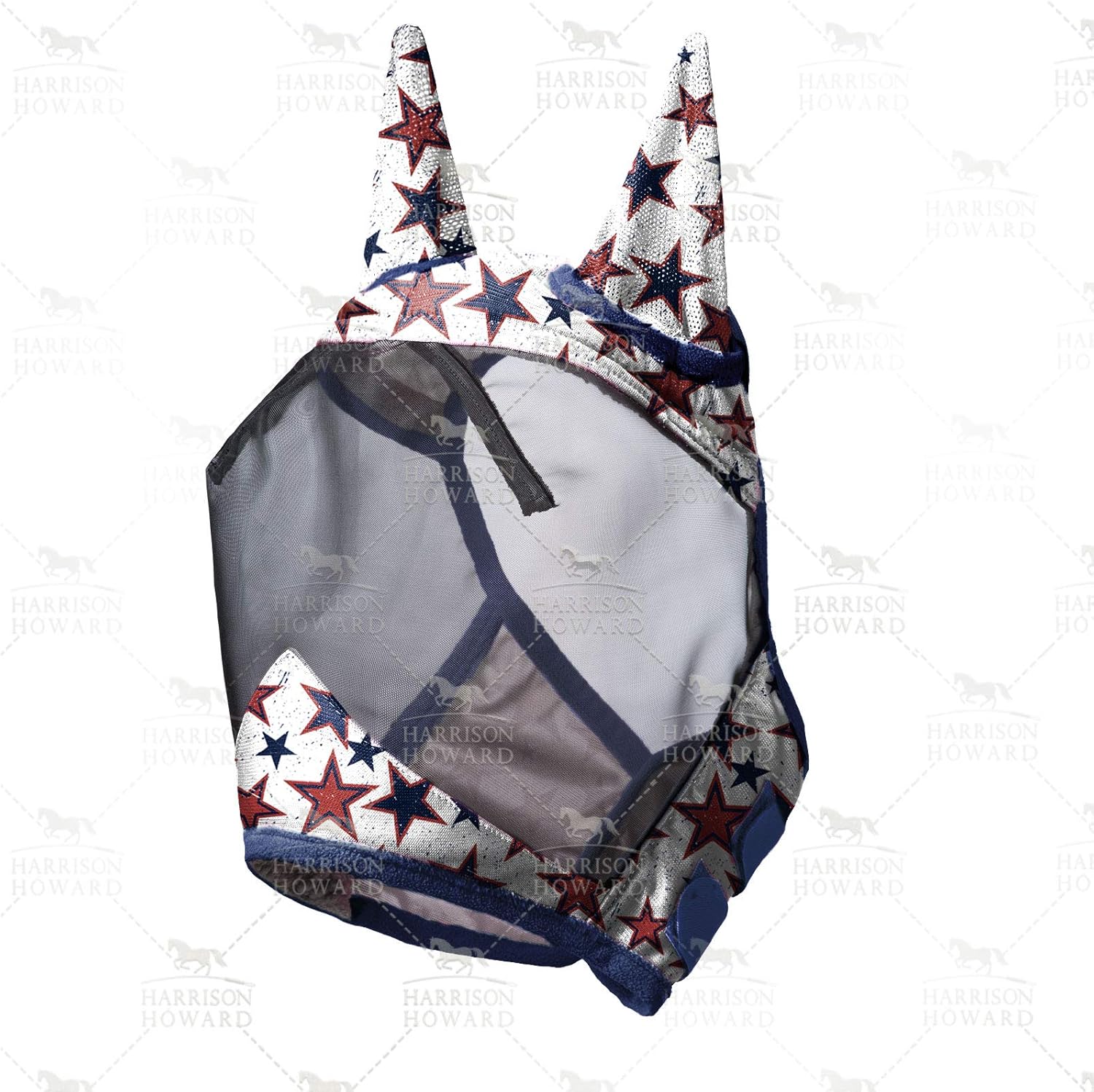 Harrison Howard LumiVista Horse Fly Mask Standard with Ears UV Protection for Horse Dream Star M Cob