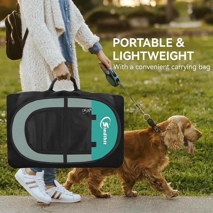 Siedihit Playpen for Middle Dog Cat, Dogs Tent Crate Cage Indoor/Outdoor - Image 6