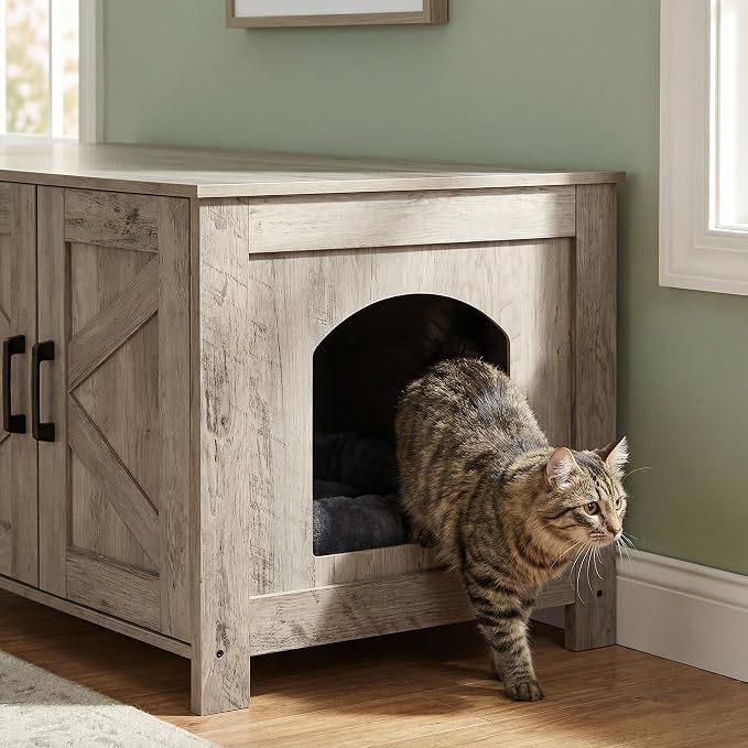 Homhedy Cat Litter Box Enclosure - Image 6
